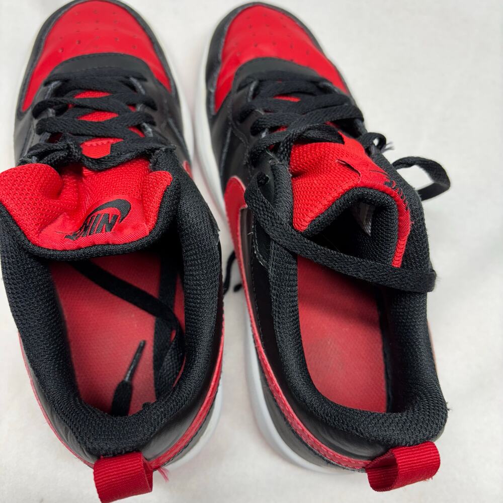 Nike Court Borough Low - Youth Size 5.5 - Red & Black - Picture 6 of 8